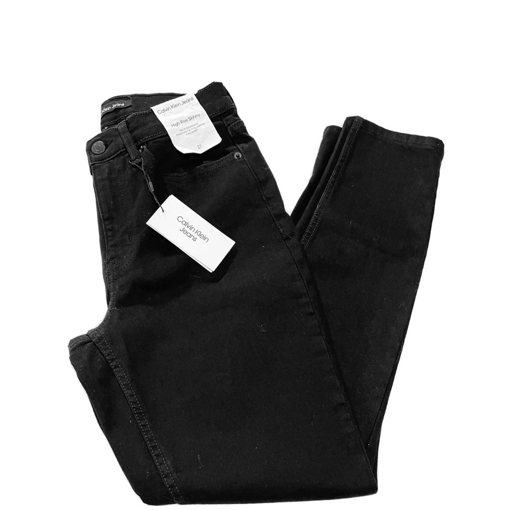 Calvin Klein Women's High Rise Black Jeans